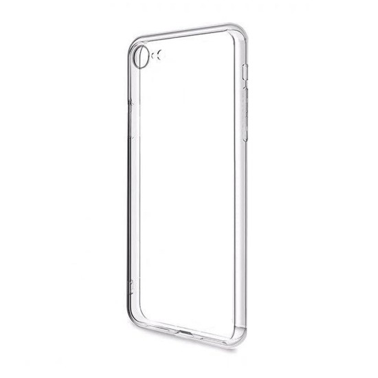 Capa de Silicone Macio com Moldura de Câmera para Apple iPhone 7g/8g Transparente